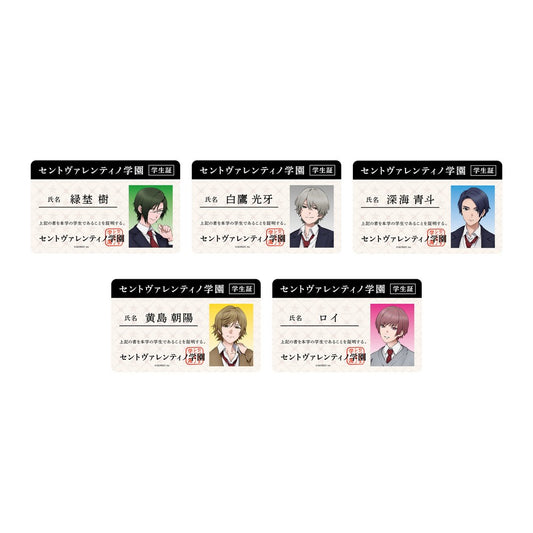 GOALOUS5 “任務：GO5”第01卷學生ID風格的IC卡貼紙